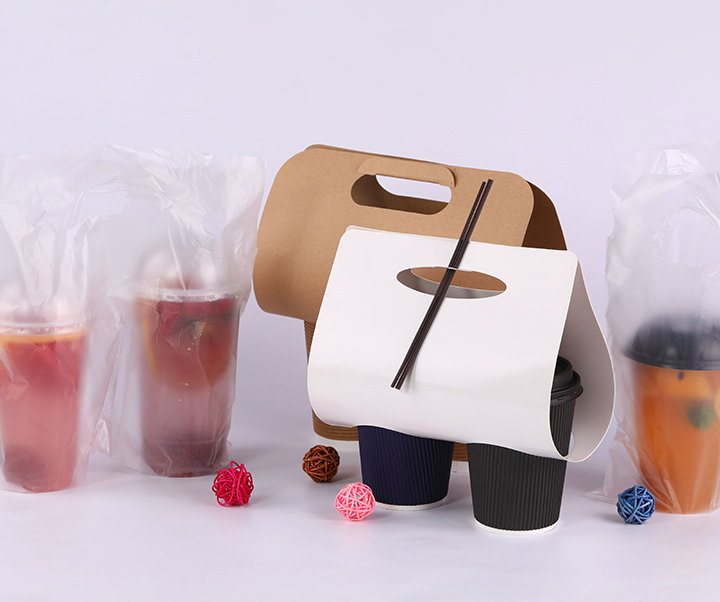 Kertas Lengan Gelas & Kantong Plastik Take-away 4