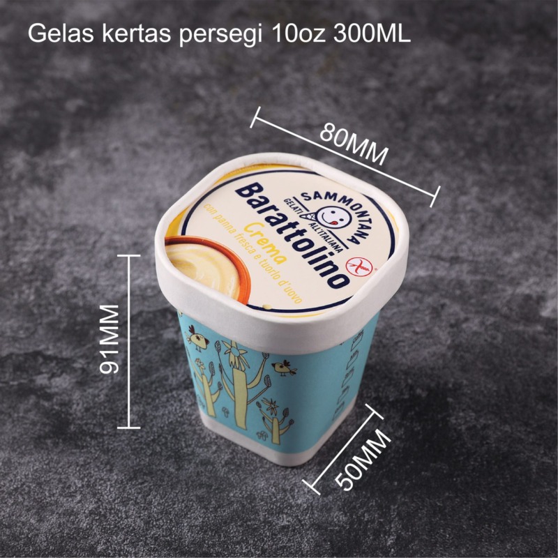 Gelas Kertas Persegi 2